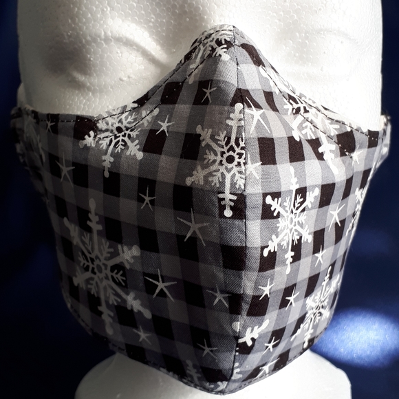NEW Hand-made Adult Lined Cotton Face Mask - Picture 3 of 4
